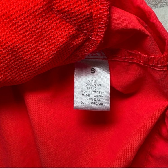 PLAYBOY by PAC Sun Pullover Hooded Windbreaker Neon Pink Orange Men’s Small - Picture 4 of 9